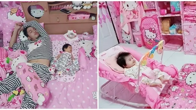 Potret Kalau Cowok Menikahi Fans Hello Kitty Garis Keras, Meriah Abis