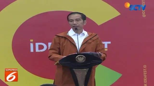 Presiden Jokowi berharap Ideafest sebagai forum diskusi mampu memunculkan ide dan gagasan yang inovatif.