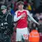 Wonderkid Arsenal, Max Dowman mengukir sejarah usai mencetak satu gol dalam kemenangan 2-0 atas Everton dalam lanjutan Premier League 2025/2026 di Emirates Stadium, Minggu (15/3/2026) dini hari WIB. (AP Photo/Kin Cheung)
