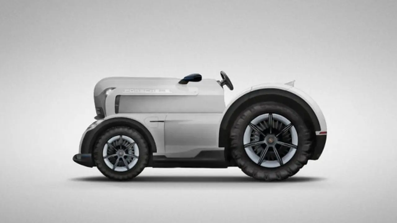 Porsche Mission E Tractor