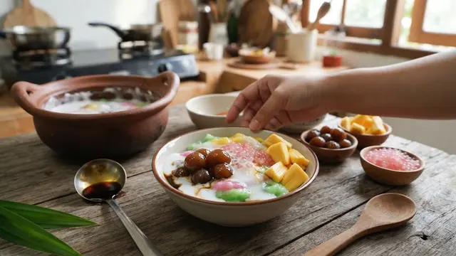Resep Bubur Sumsum Pelangi