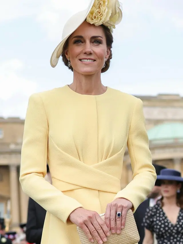 Gaya Sustainable Kate Middleton saat Garden Party di Istana Buckingham. [@princeandprincessofwales]