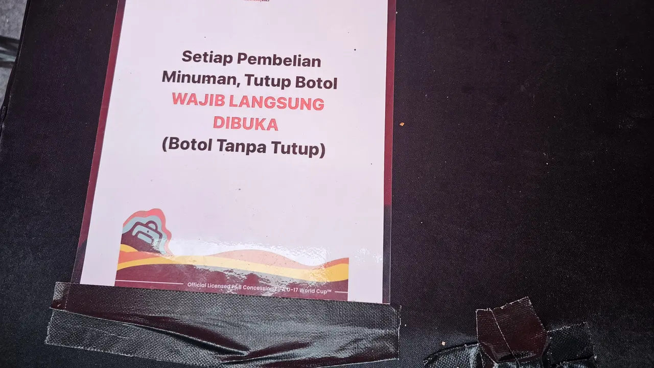 Peraturan FIFA Soal Botol Minum di Piala Dunia U-17 2023