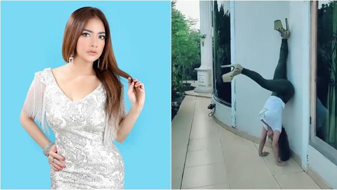 6 Gaya Pedangdut Irma Darmawangsa Pakai High Heels 20 Cm Jadi Sorotan Hot Liputan6 Com