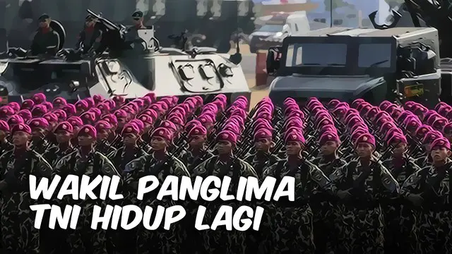 VIDEO: Sempat Dihentikan, Wakil Panglima TNI Hidup Lagi