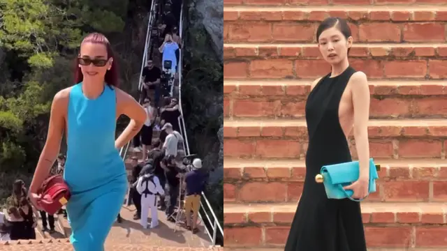 Adu Gaya Berani Dua Lipa dan Jennie BLACKPINK di Show Jacquemus, Kenakan Dress Serupa Cuma Beda Warna