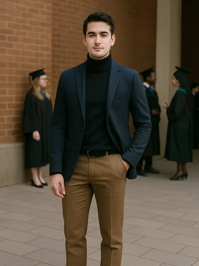 Inspirasi Outfit Datang ke Acara Wisuda untuk Pria