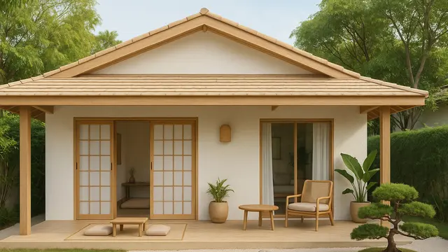 Rumah Sederhana Nuansa Resort (Foto: ChatGPT)