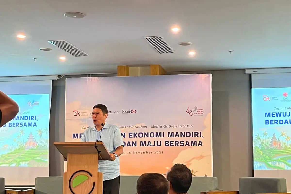 Kepala Eksekutif Pengawas Pasar Modal, Keuangan Derivatif, dan Bursa Karbon OJK, Inarno Djajadi. (Foto: Liputan6.com/Gagas Y)