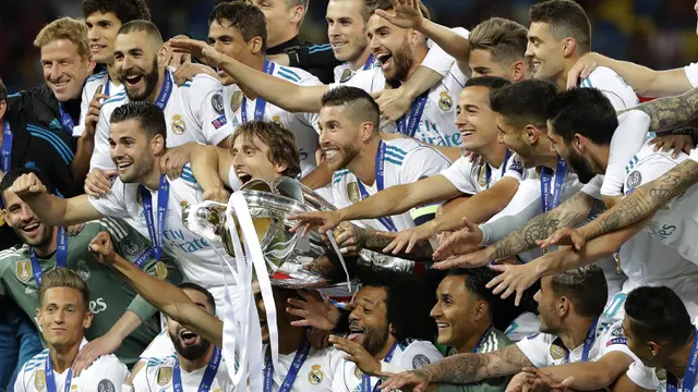 FOTO: Pesta Real Madrid Merayakan Gelar Liga Champions ke-13