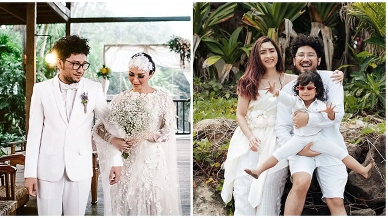 Rayakan Ultah Pernikahan Keempat, Ini 6 Momen Mesra Kunto Aji dan Istri
