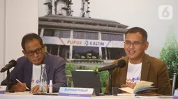 Direktur Utama PKT Rahmad Pribadi memberi keterangan pers Kinerja PKT di tahun 2021, Serta Prediksi Tren Industri Petrokimia di 2022, Jakarta (25/03/2022). Pupuk Kaltim, melihat peluang untuk memperluas pasar ekspor di luar Asia Pasifik. (Liputan6.com/HO/PKT)