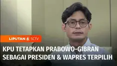 Hari ini KPU menggelar Rapat Pleno Terbuka di gedung KPU RI, Jakarta. Prabowo Subianto dan Gibran Rakabuming Raka akan ditetapkan sebagai Presiden dan Wakil Presiden terpilih 2024-2029.