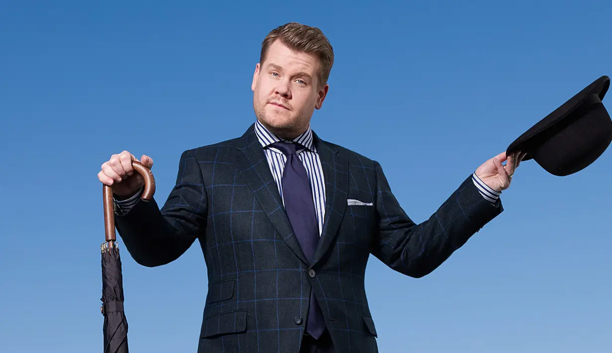 James Corden sendiri sepertinya pun tak begitu bersemangat karena merasa tak akan diundang ke pernikahan itu. (THR)