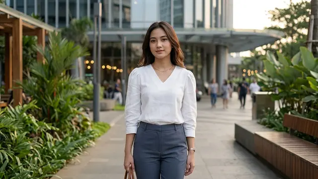 Model Atasan Wanita Lengan Puff Simple tapi Beri Kesan Elegan
