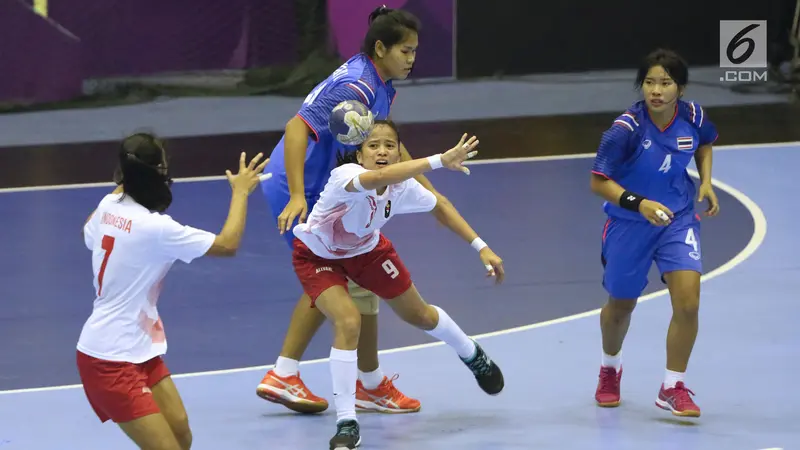 Bola Tangan Putri Indonesia Menyerah dari Thailand