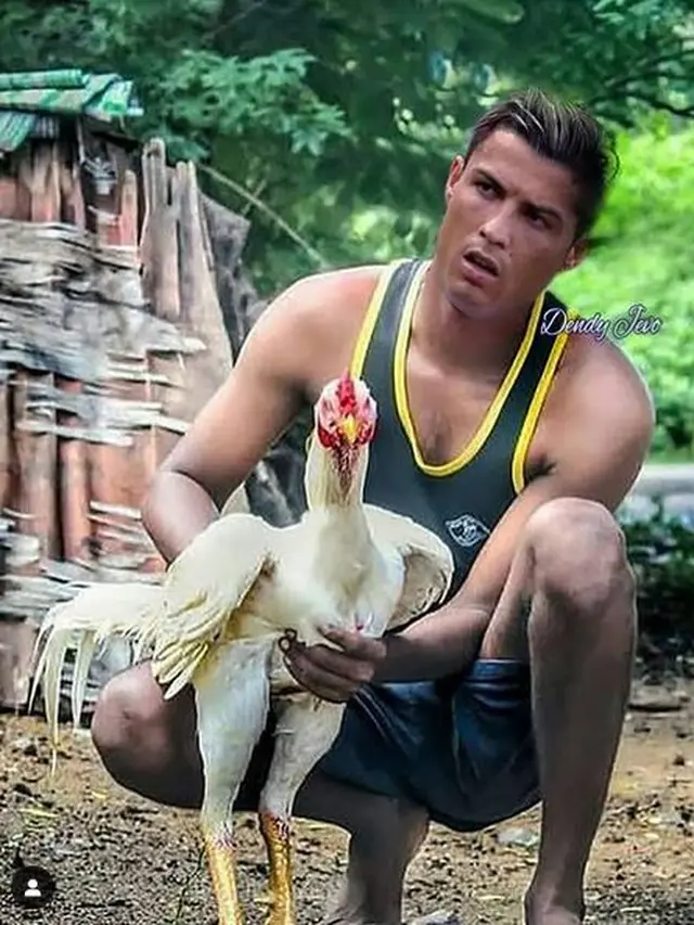 5 Editan Foto Seleb Dunia Jika Pelihara Ayam Ini Kelewat Unik, Kocak