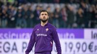 Eks pemain AC Milan yang kini memperkuat Fiorentina, Patrick Cutrone. (Twitter/Fiorentina)