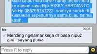 Ketika para pengguna jasa seluler sudah semakin pintar, SMS penipuan bisa dijadikan bahan bercanda.