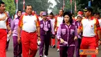 Citizen6, Jakarta: Lebih dari 400 anggota IKKT PWA termasuk para Wanita TNI dan PNS TNI di lingkungan Mabes TNI mengikuti Gerak Jalan Santai sepanjang 5 Km. dengan start  di depan Gedung Olah Raga (GOR) Ahmad Yani Mabes TNI. (Pengirim: Badarudin Bakri).