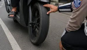 Hindari Tilang, Kenali 4 Tanda Ban Gundul Wajib Diganti