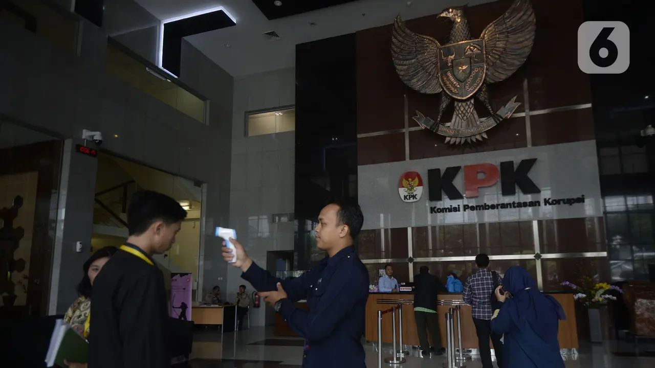 Antisipasi Corona, KPK Cek Suhu Tubuh Tamu dan Pegawai