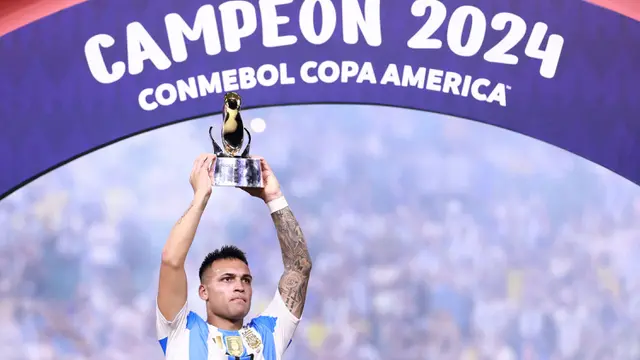 Dari Bangku Cadangan, Lautaro Martinez Raih Gelar Top Skorer Copa America 2024