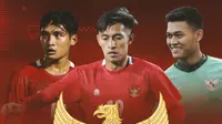 Timnas Indonesia - Kadek Agung, Hanis Saghara Putra, Muhammad Riyandi (Bola.com/Adreanus Titus)