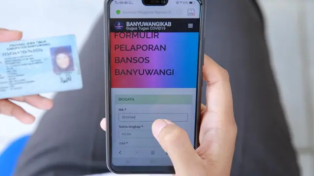 Cek Bantuan Sosial Covid-19 di Banyuwangi.