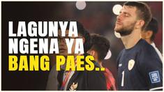 Berita Video, reaksi Maarten Paes mendengarkan lagu Tanah Airku usai laga Indonesia Vs Australia pada Selasa (10/9/2024)