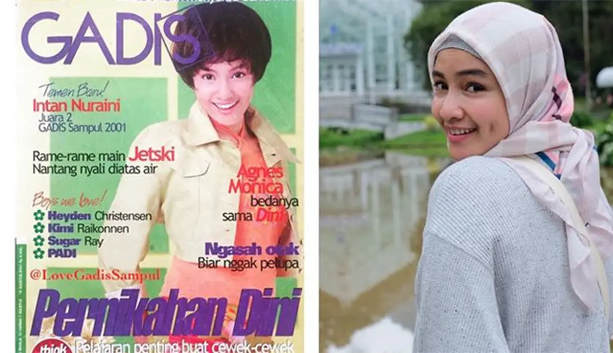 Intan Nuraini (credit: Instagram/@love_gadissampul, instagram.com/intan_nuraini23/Kapanlagi.com)