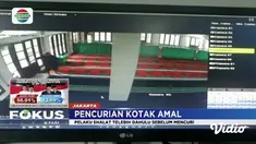 Usai salat dhuha, pria ini tertangkap basah kamera mencuri dua kotak amal masjid berisi kurang lebih Rp 20 juta.