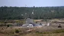 Latihan militer bertajuk Zapad-2025 ini menjadi yang pertama yang diadakan sejak Rusia melancarkan invasi dengan skala penuh ke Ukraina pada 2022. (Olesya KURPYAYEVA/AFP)