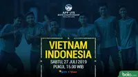 AFF U-15 Boys Championship 2019 - Vietnam Vs Indonesia (Bola.com/Adreanus Titus)