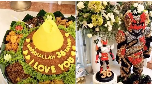 6 Momen Ulang Tahun Reino Barack, Ada Tumpeng hingga Digelar Mewah