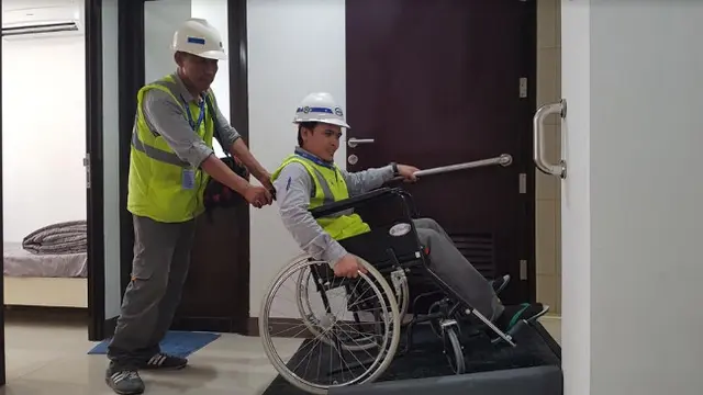 Renovasi kamar khusus buat atlet difabel di Wisma Atlet