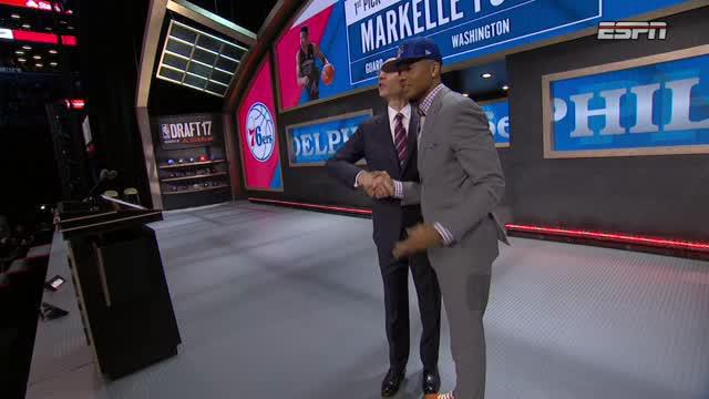 Berita video Philadelphia 76ers memilih Guard Markelle Fultz dari University of Washington pada NBA Draft 2017.