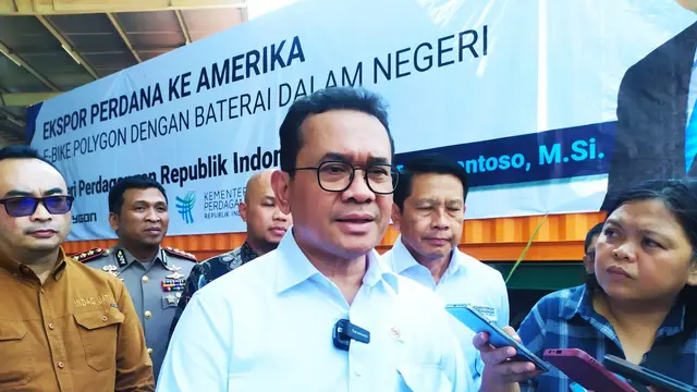Mendag Budi Perdana Lepas Ekspor Sepeda Elektrik dari Sidoarjo ke Amerika