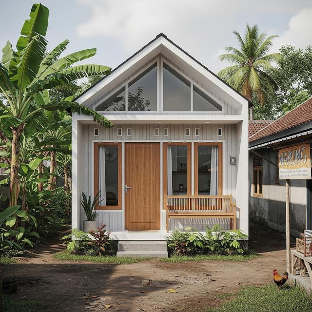 Rumah Murah Minimalis Tapi Elegan di Desa dengan Budget Rp 50 Juta