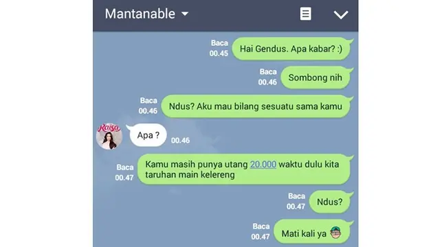 6 Chat Pura-Pura Lupa Punya Utang Ini Bikin Geregetan