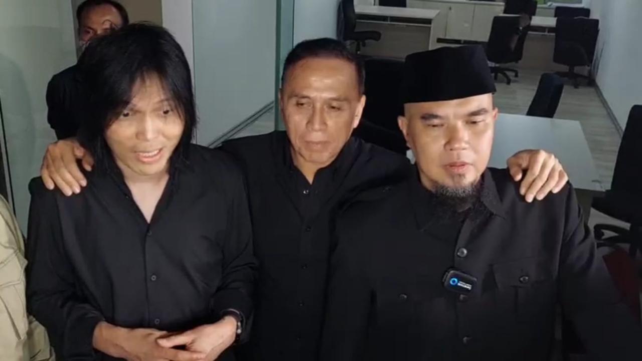 Ahmad Dhani dan Once Mekel (Liputan6.com - M Altaf Jauhar)