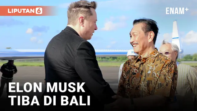 Elon Musk Tiba di Bali untuk Hadiri World Water Forum dan Peluncuran Starlink