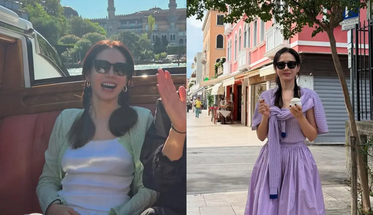 Usai hadiri Venice International Film Festival, Son Ye Jin terlihat berlibur sejenak di Italia. Istri Hyun Bin nampak awet muda di usianya yang 43 tahun dengan beberapa gaya rambut [@yejinhand]