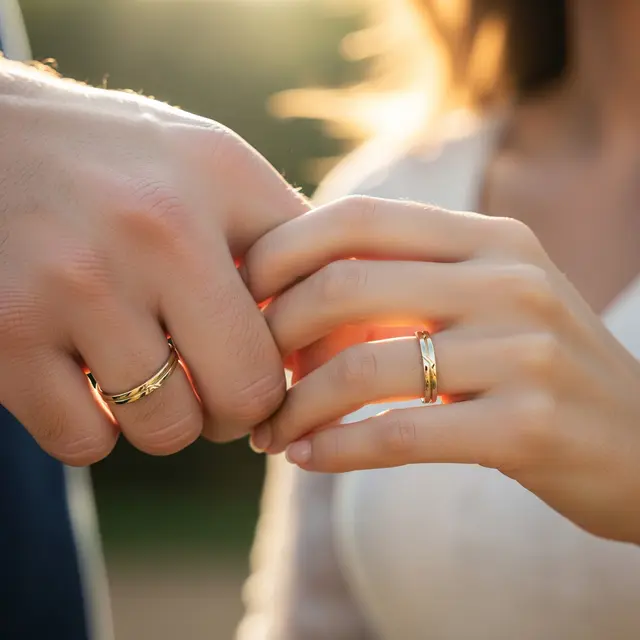 Model Cincin Emas 1 Gram untuk Couple