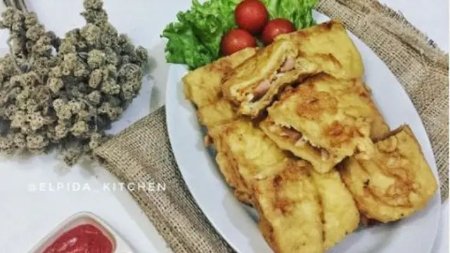 Roti Goreng Sosis Mayo