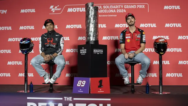 Pecco Bagnaia dan Jorge Martin