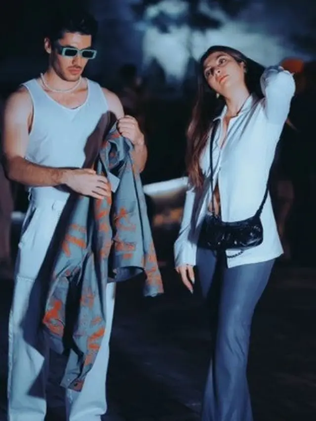 Valentino Peter alias Bara Valentino tampil gaya di Citayem Fashion Week (Foto: Instagram @radita.pradana)