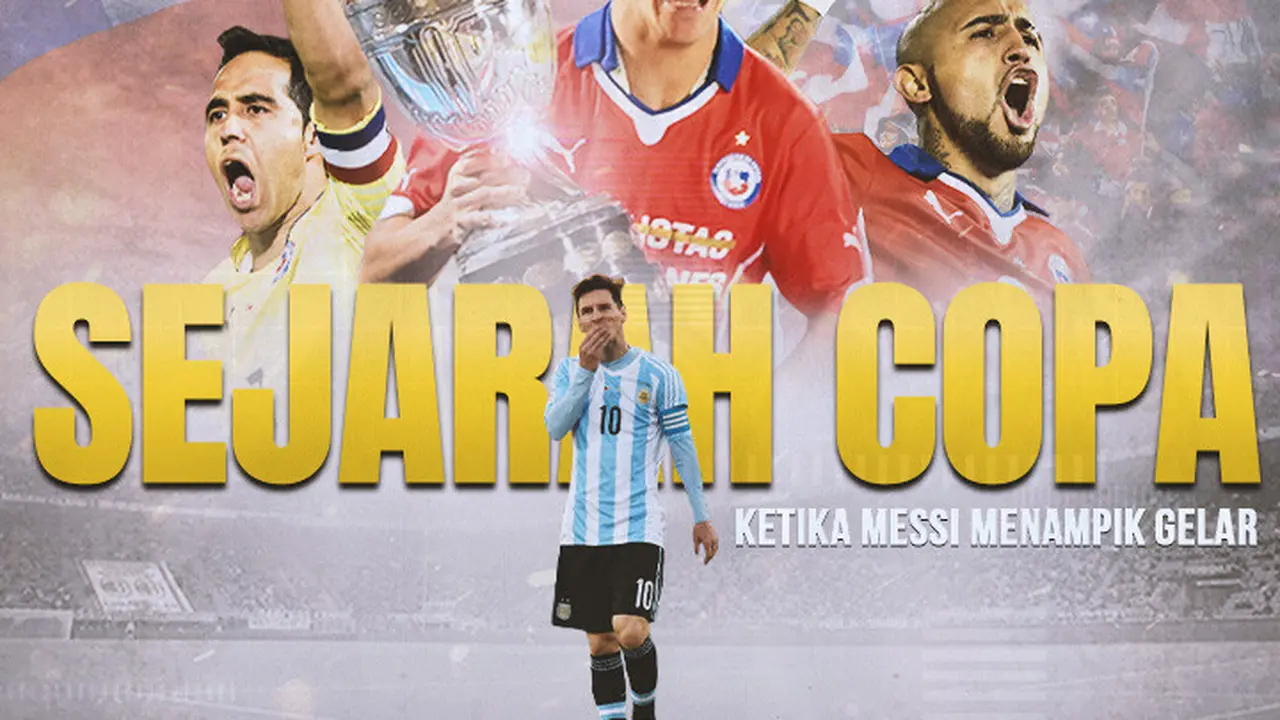 Sejarah Copa, Ketika Messi Menampik Gelar (Grafis: Adreanus Titus/Bola.com)