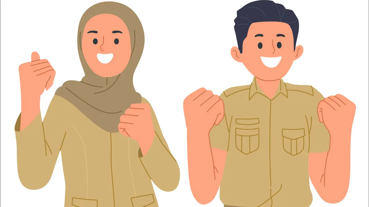 Ilustrasi ASN, guru
