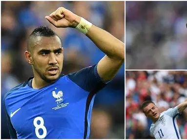 Berikut ini Dimitri Payet dan lima pesepak bola yang paling sering dicari di Google pada tahun 2016. (AFP)